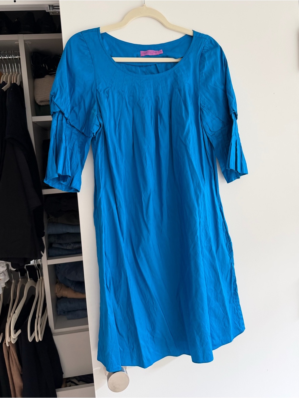 Calypso 100% silk mini dress. S